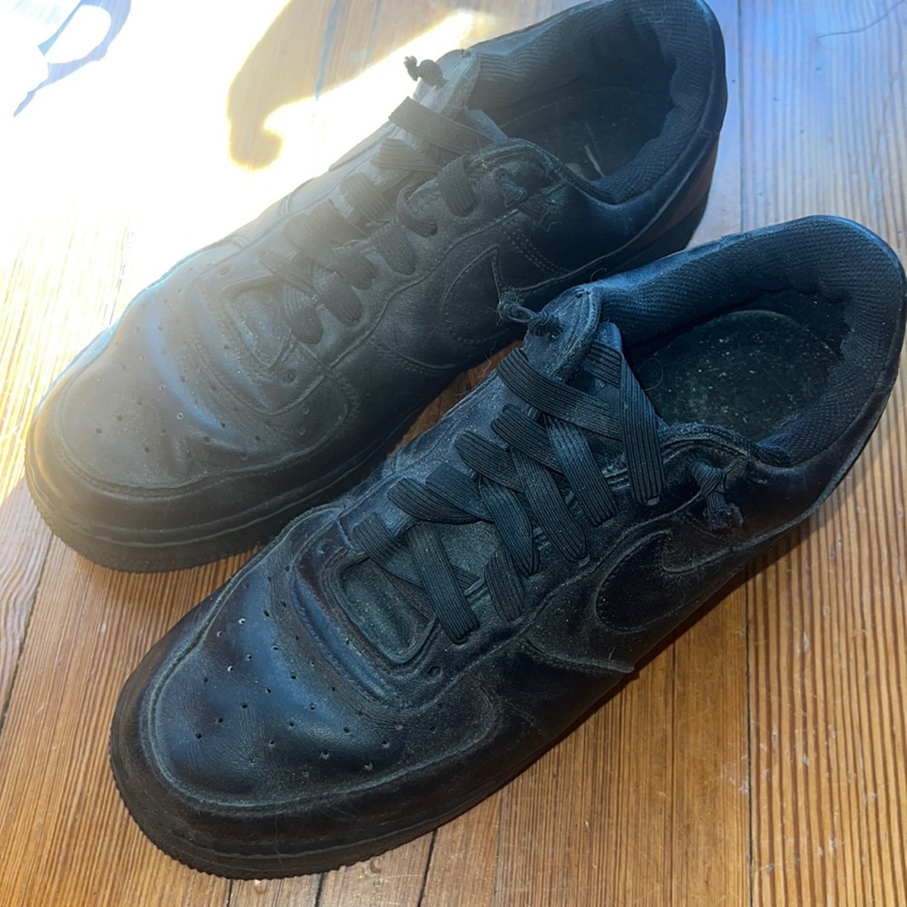 Men’s Black Nike Air Force Ones